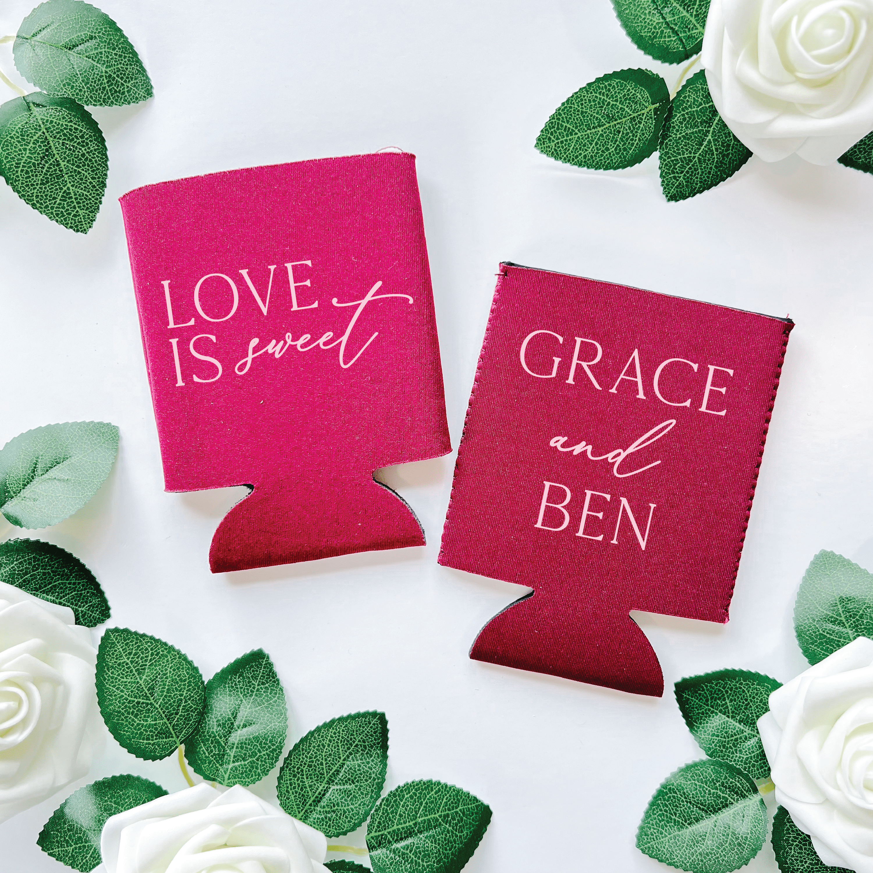 Love Is Sweet Wedding Can Coolers - Can Cooler