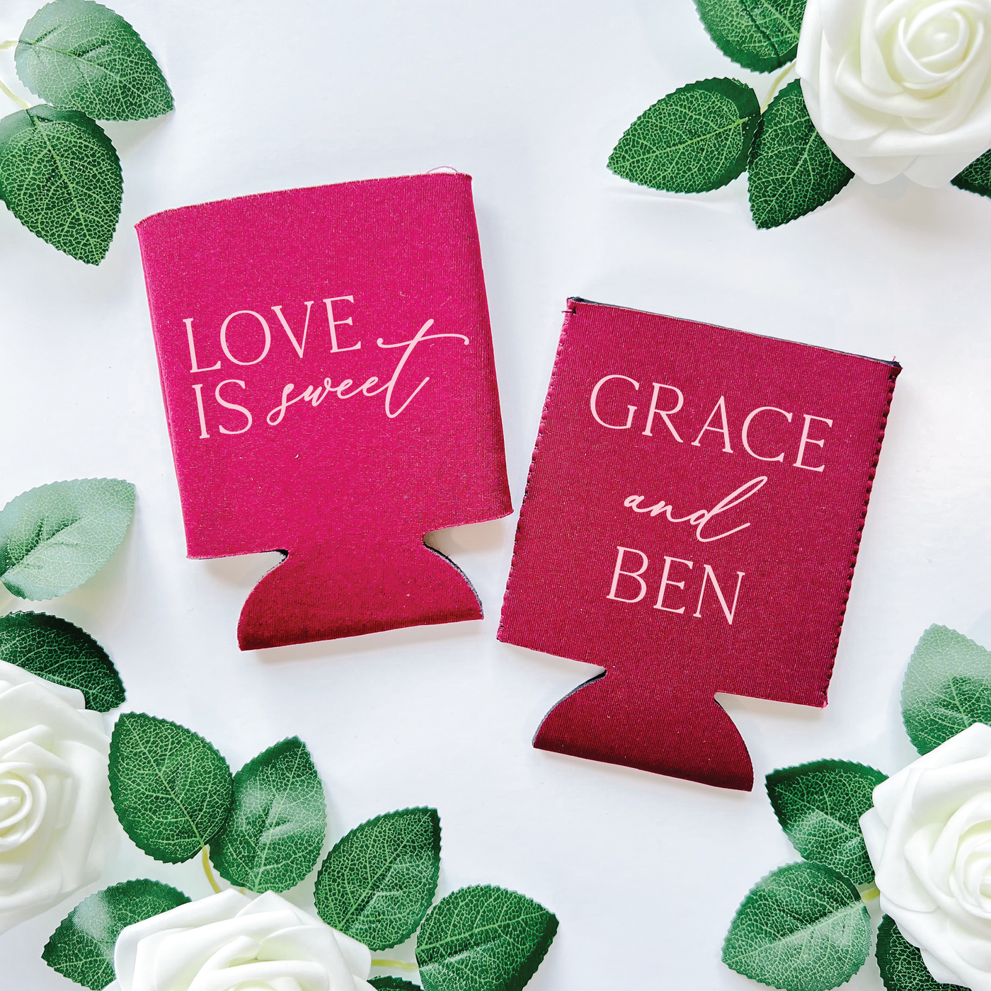 Love Is Sweet Wedding Can Coolers - Can Cooler