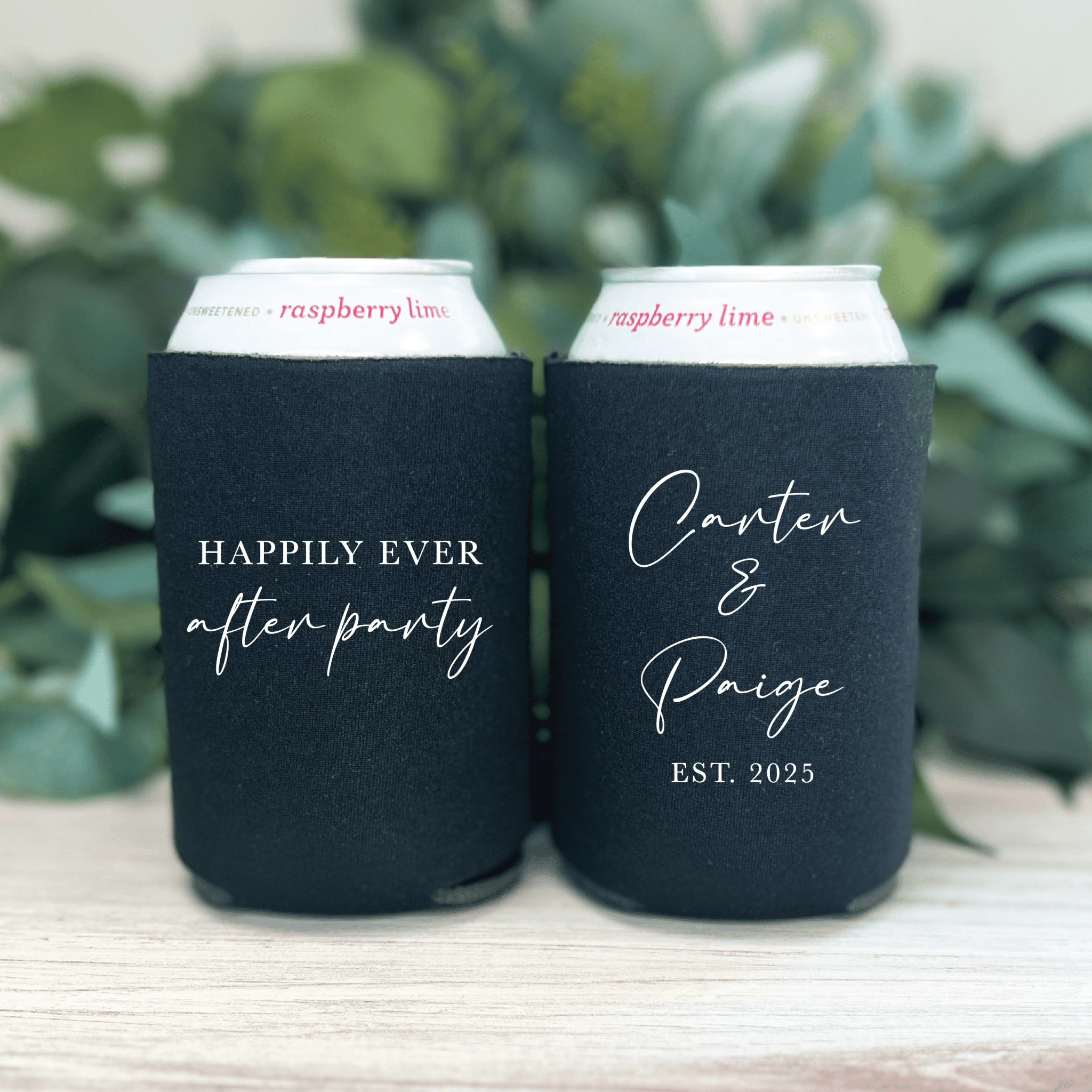 Happily Ever After Party Wedding Reception Can Coolers - Can Cooler