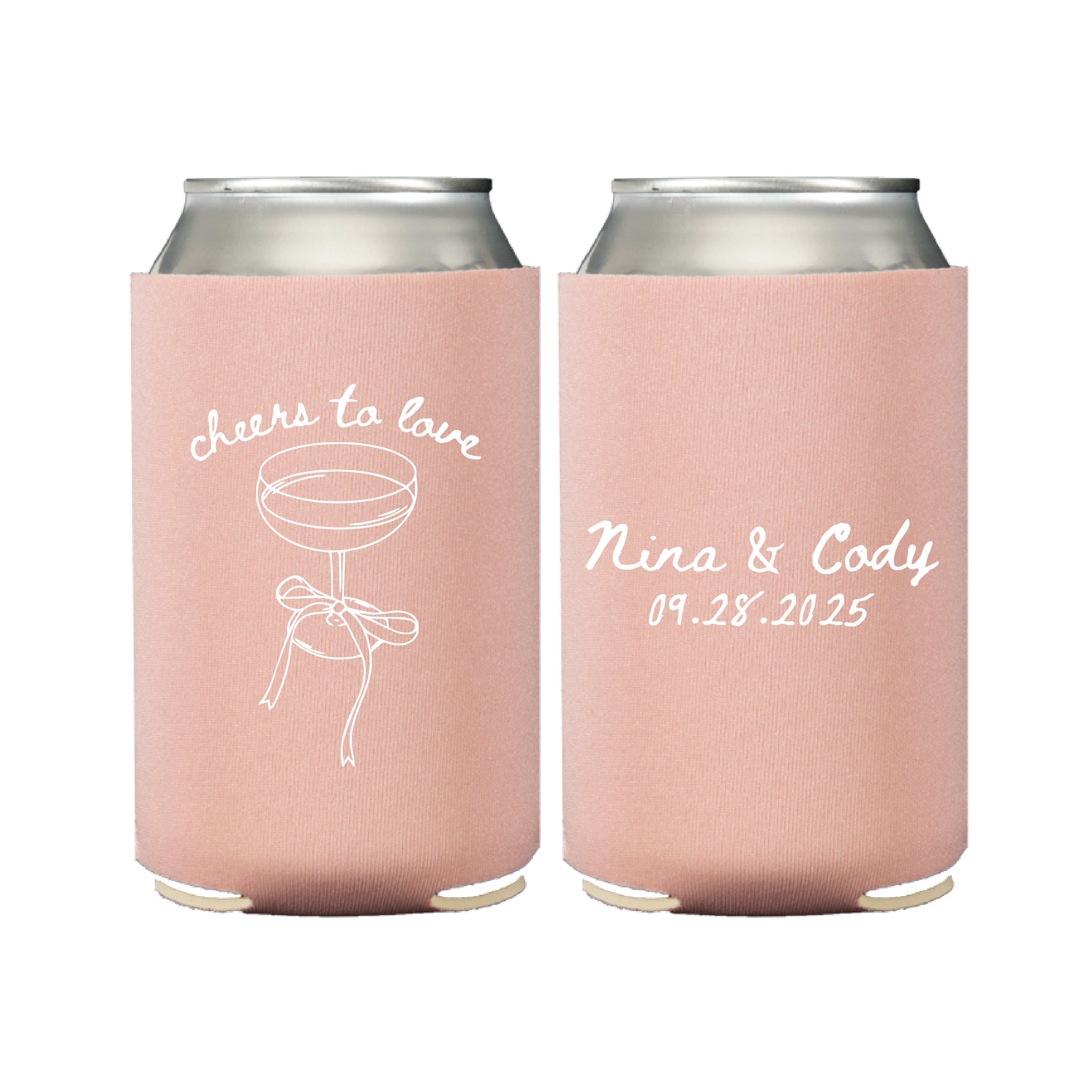 Cheers to Love Beer Can Coolers - Can Cooler