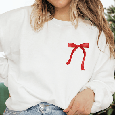 Christmas Bow Sweatshirt