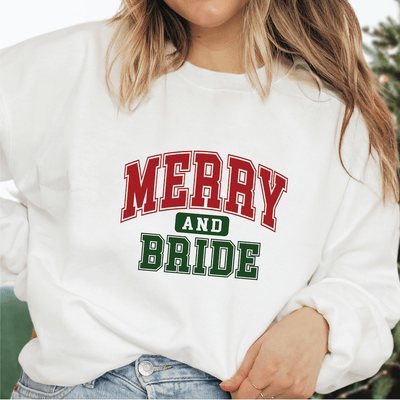 Merry And Bride Varsity Shirt