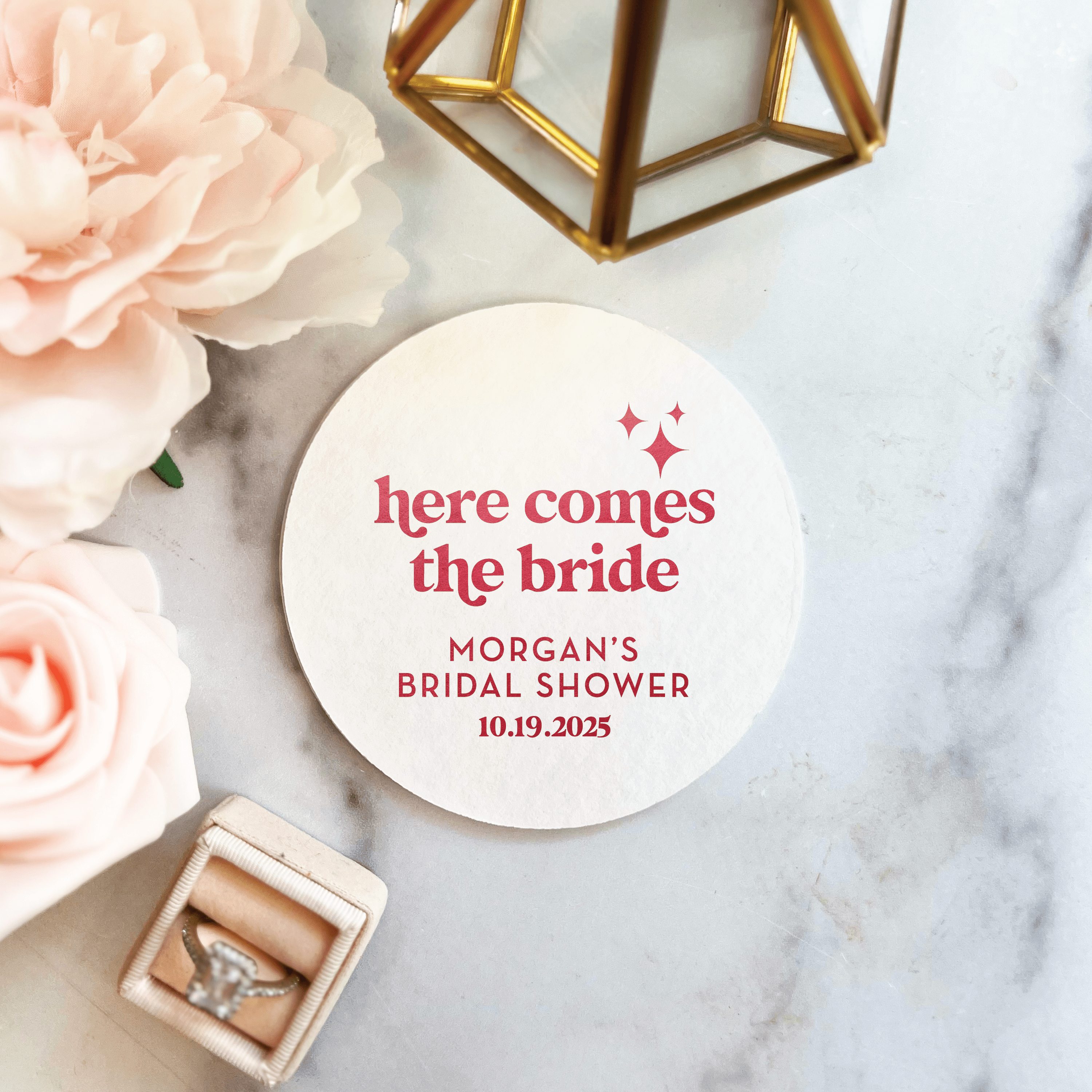 Here Comes The Bride Coasters - Coasters