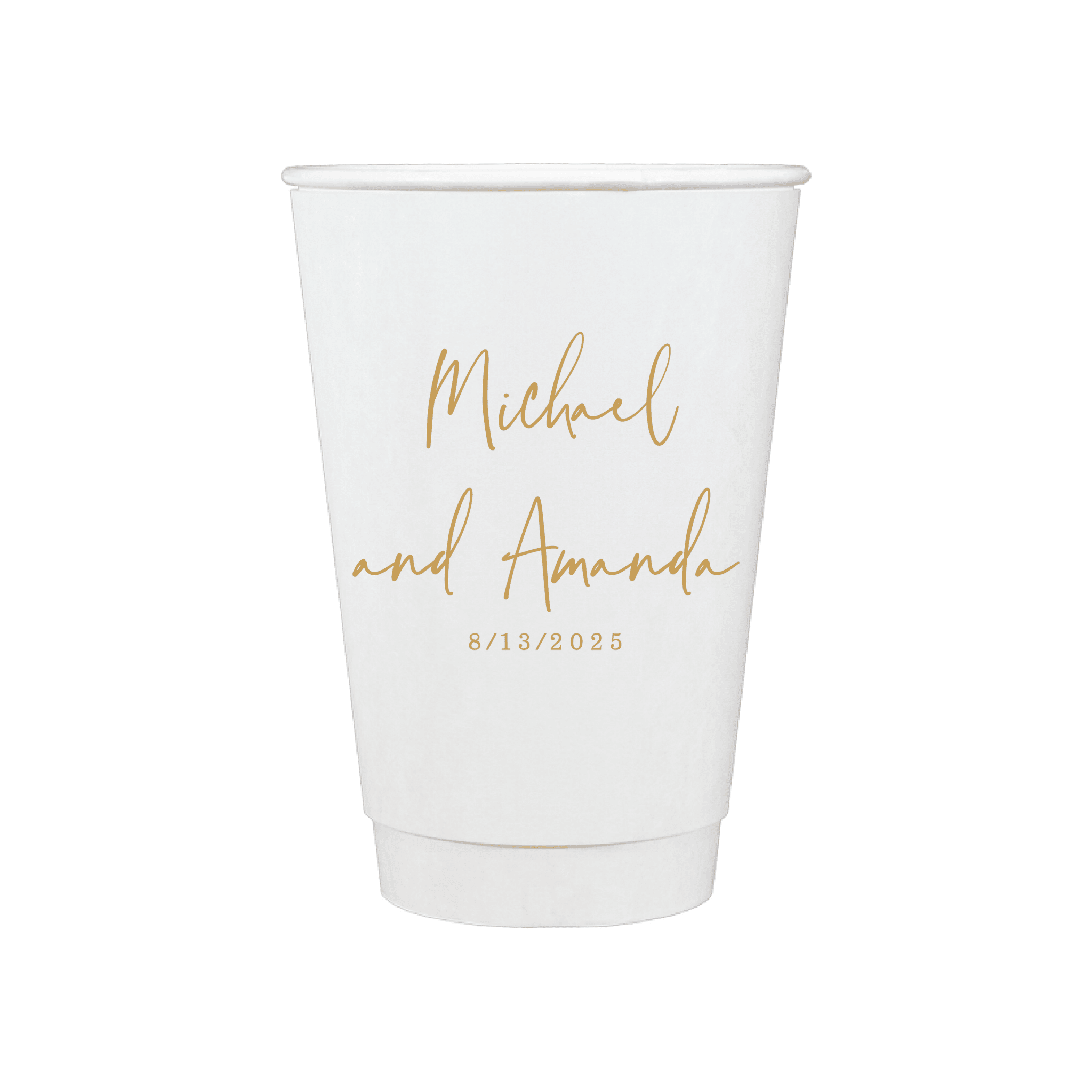 Custom Personalized Wedding Paper Cups - Cup - Paper Cup