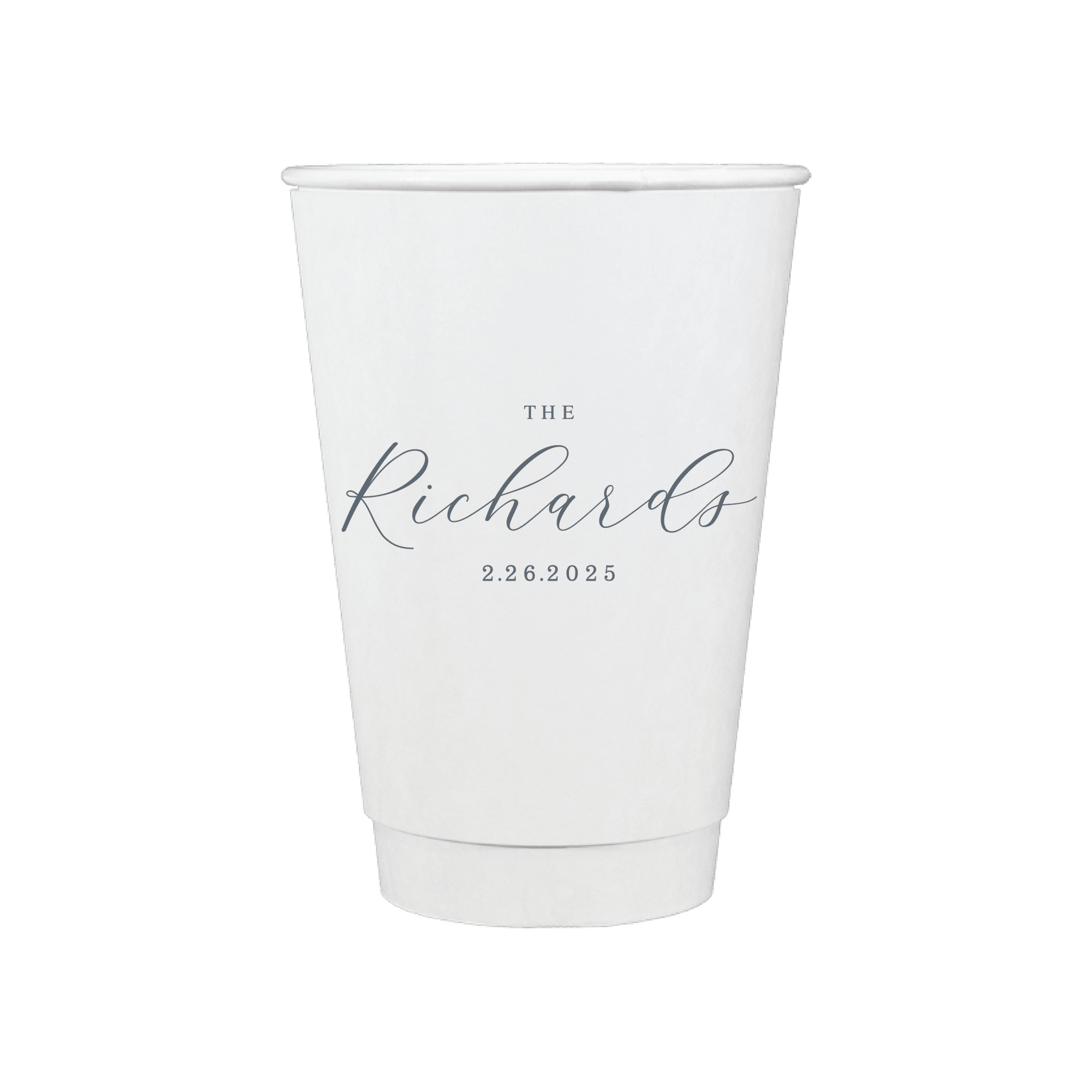 Simplistic Personalized Wedding Paper Cups - Cup - Paper Cup