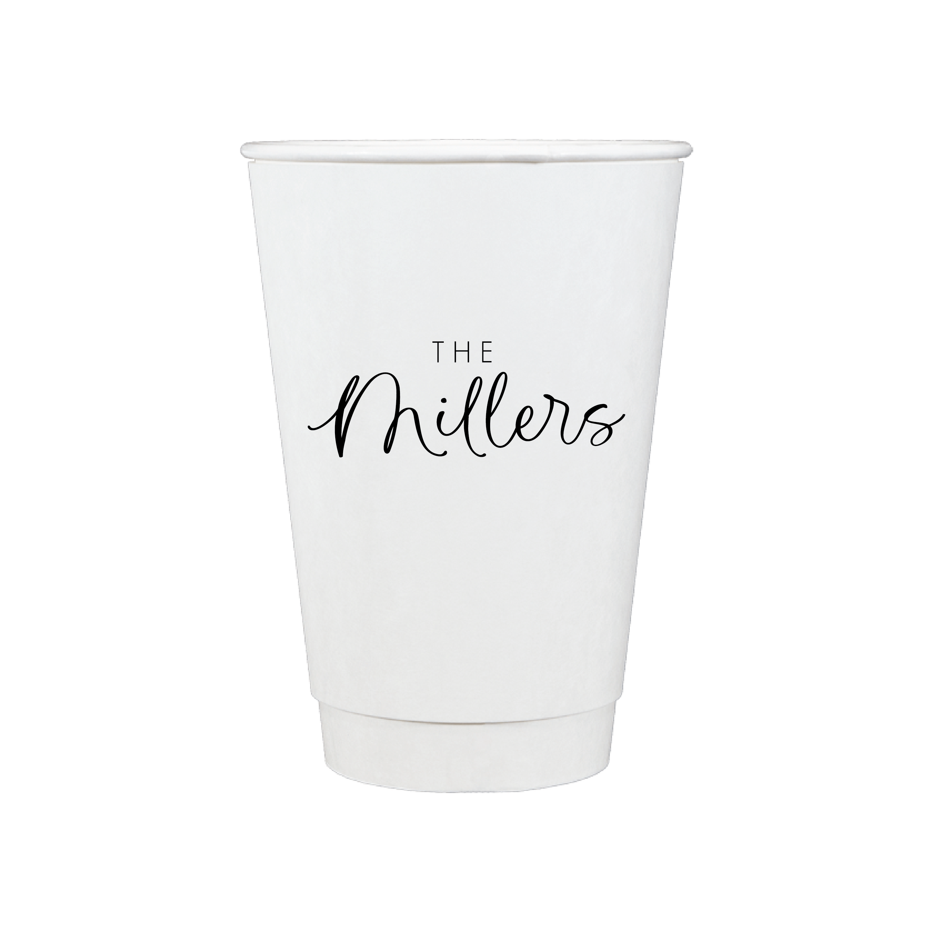 Custom Monogram Personalized Wedding Paper Cups - Cup - Paper Cup