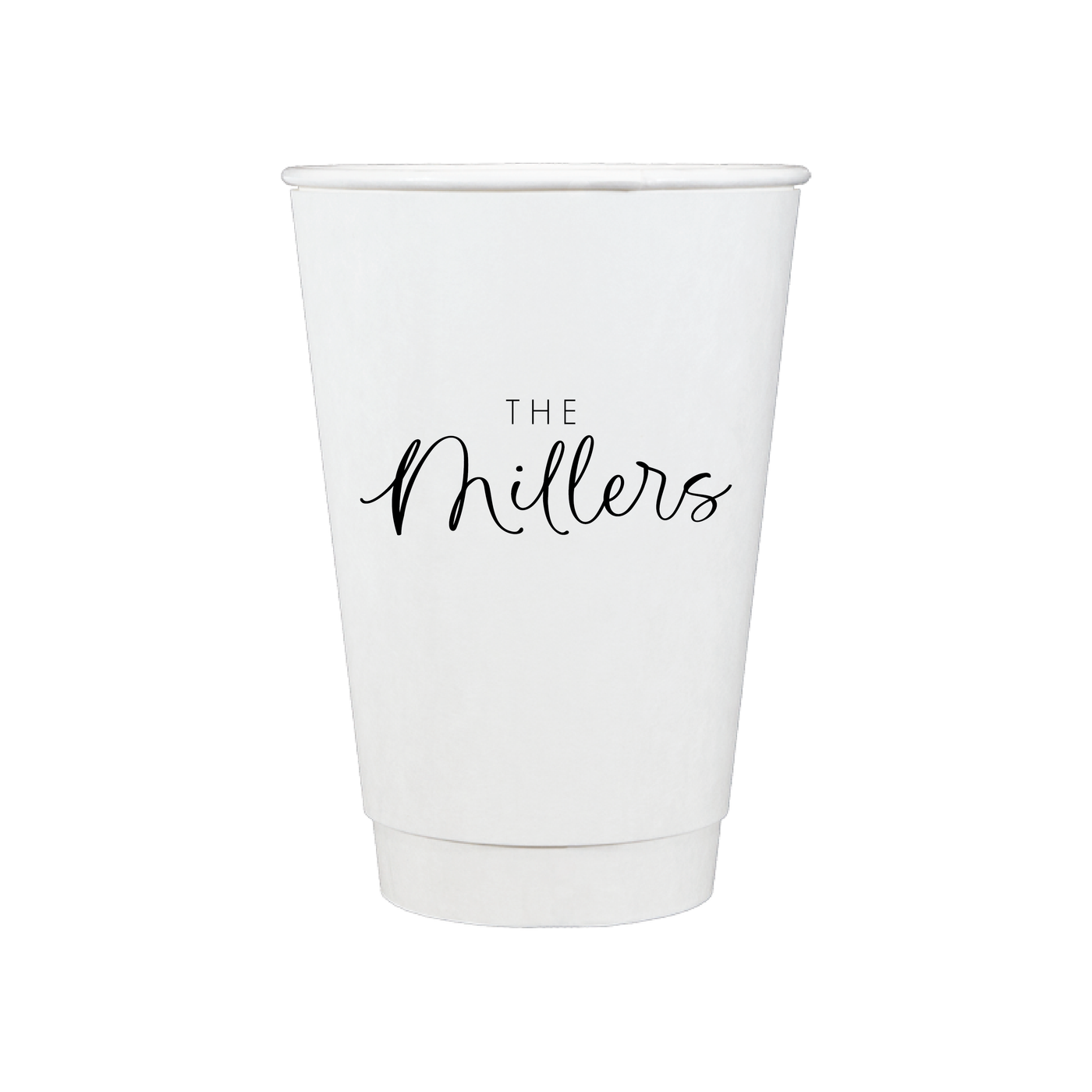 Custom Monogram Personalized Wedding Paper Cups