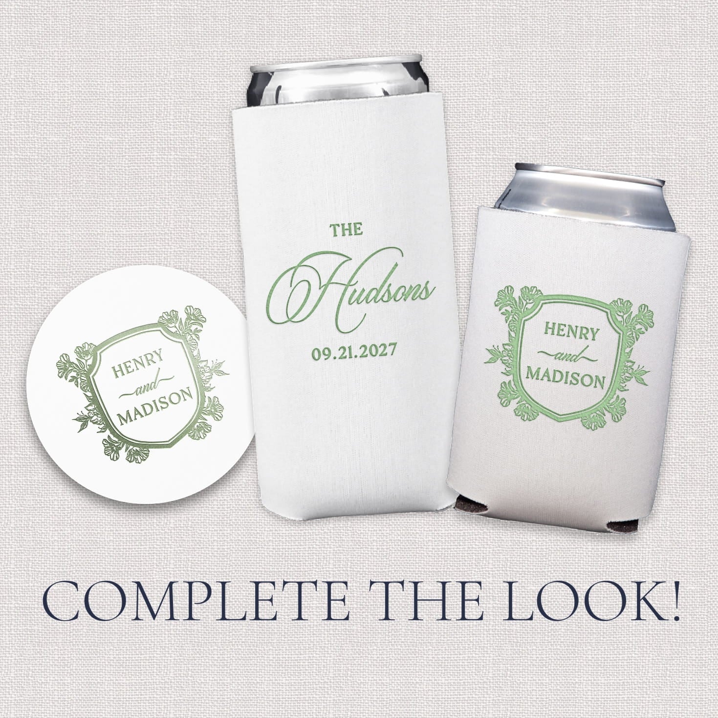 Floral Toile Wedding Bundle - upsell matching accessories