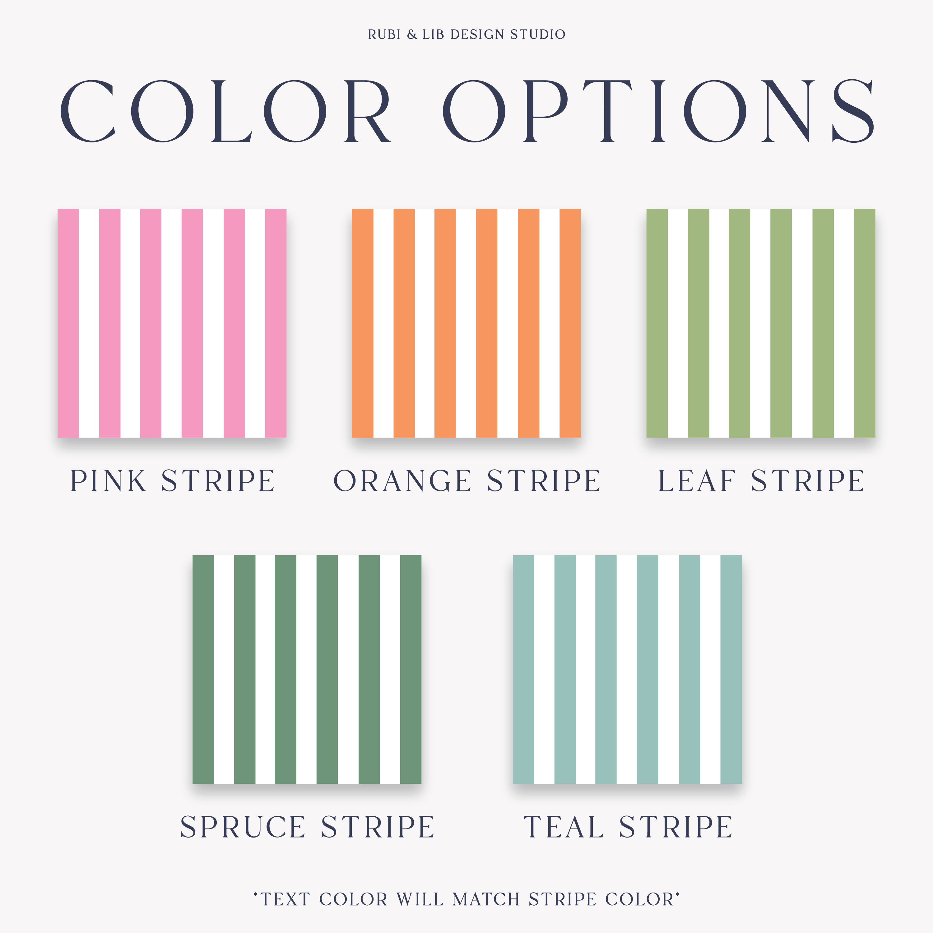 Fresh Off the Market bachelorette banner - Printify color chart showing available text color options