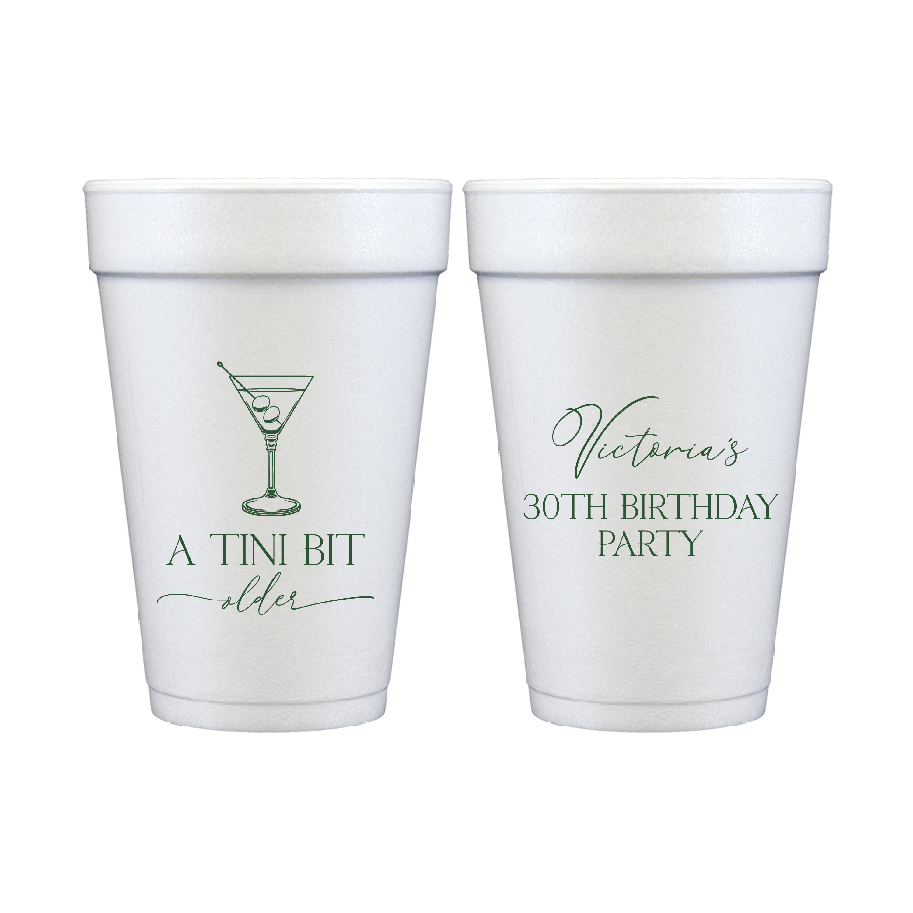 A Tini Bit Older Foam Party Cups