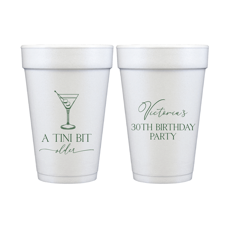 A Tini Bit Older Foam Party Cups
