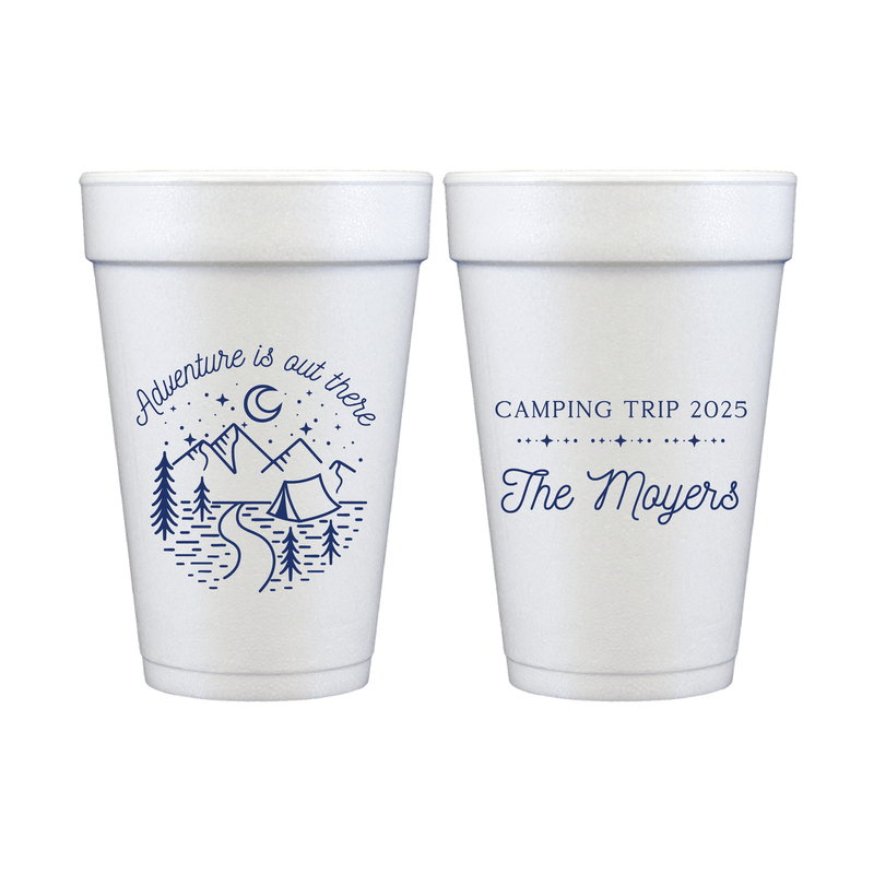 Adventure Is Out There Foam Cups