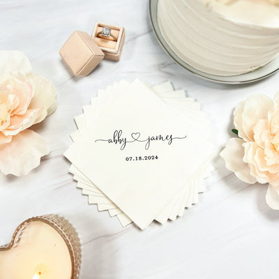 Personalized Wedding Napkins