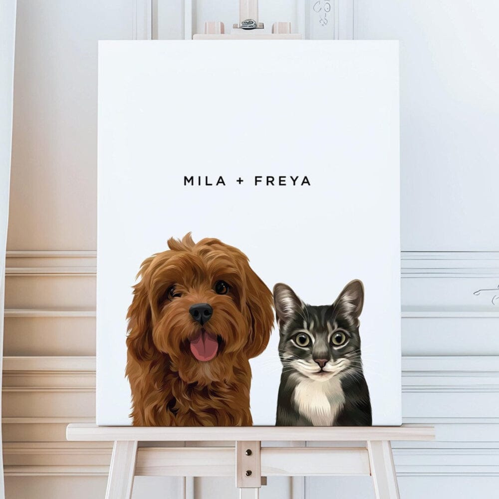 Personalized Pet Portrait Print