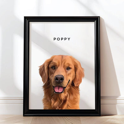 Personalized Pet Portrait Print