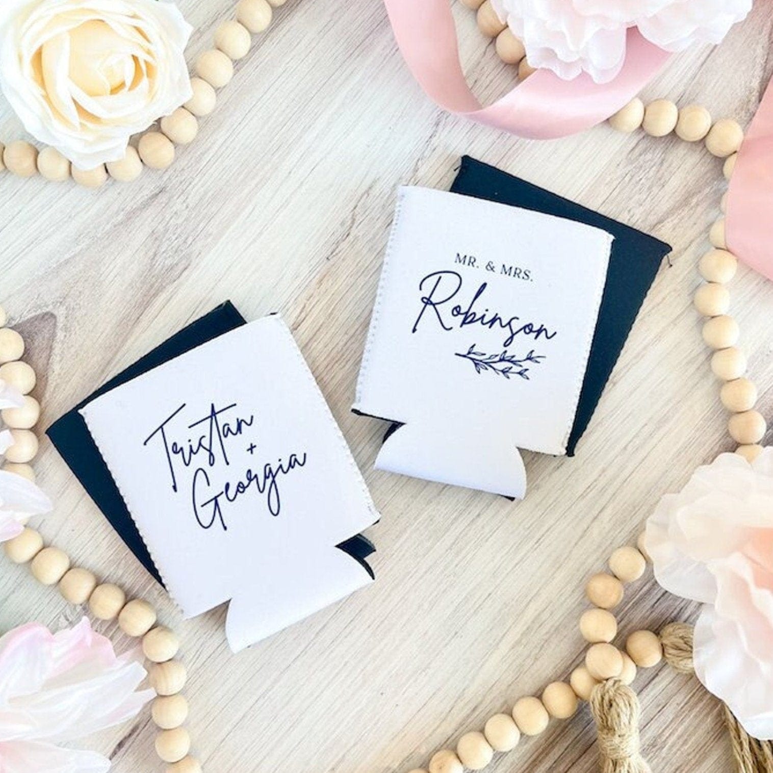 Custom Can Coolers for Wedding Party Favors - Can Cooler