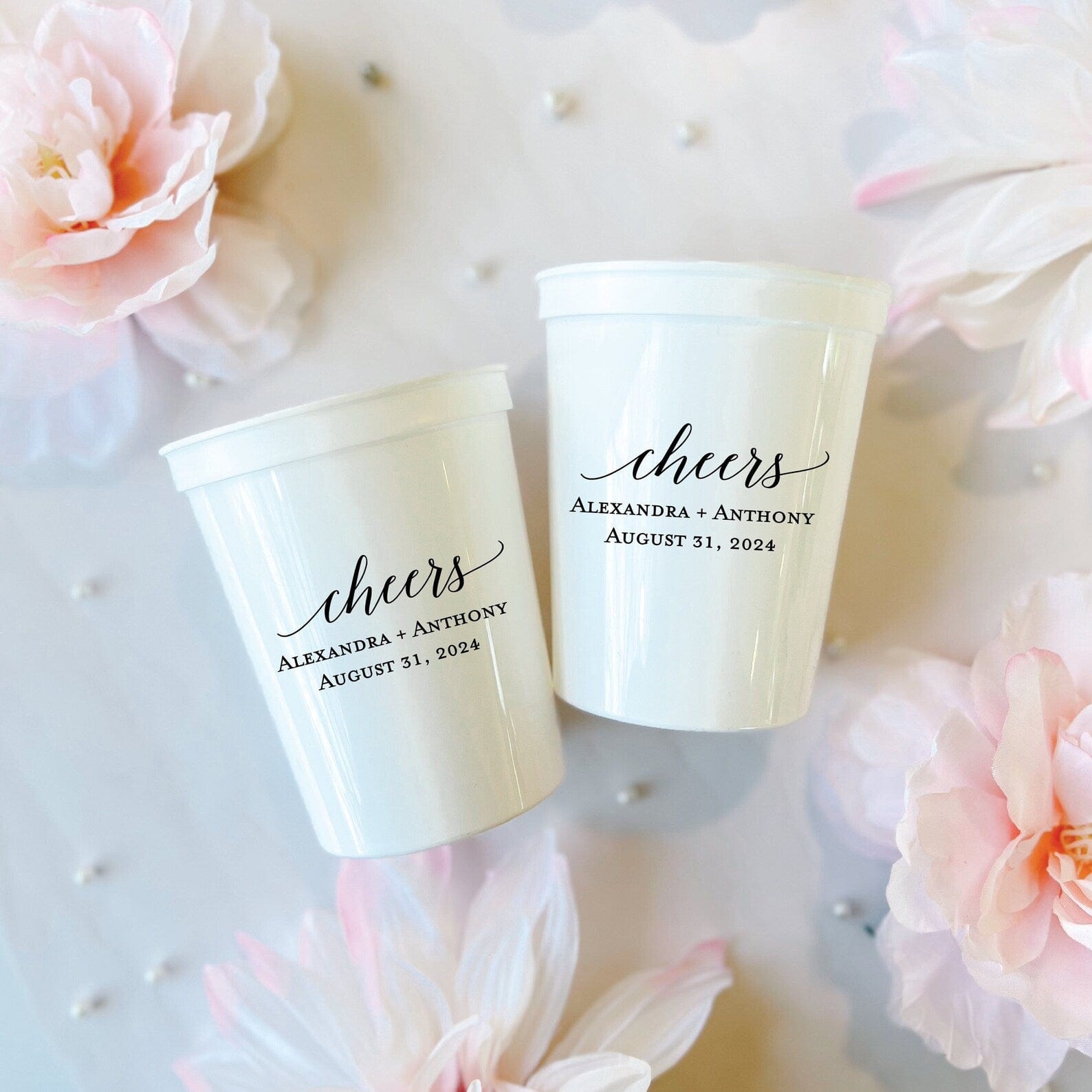 Personalized Stadium Cups for Wedding Reception - Cup - Stadium
