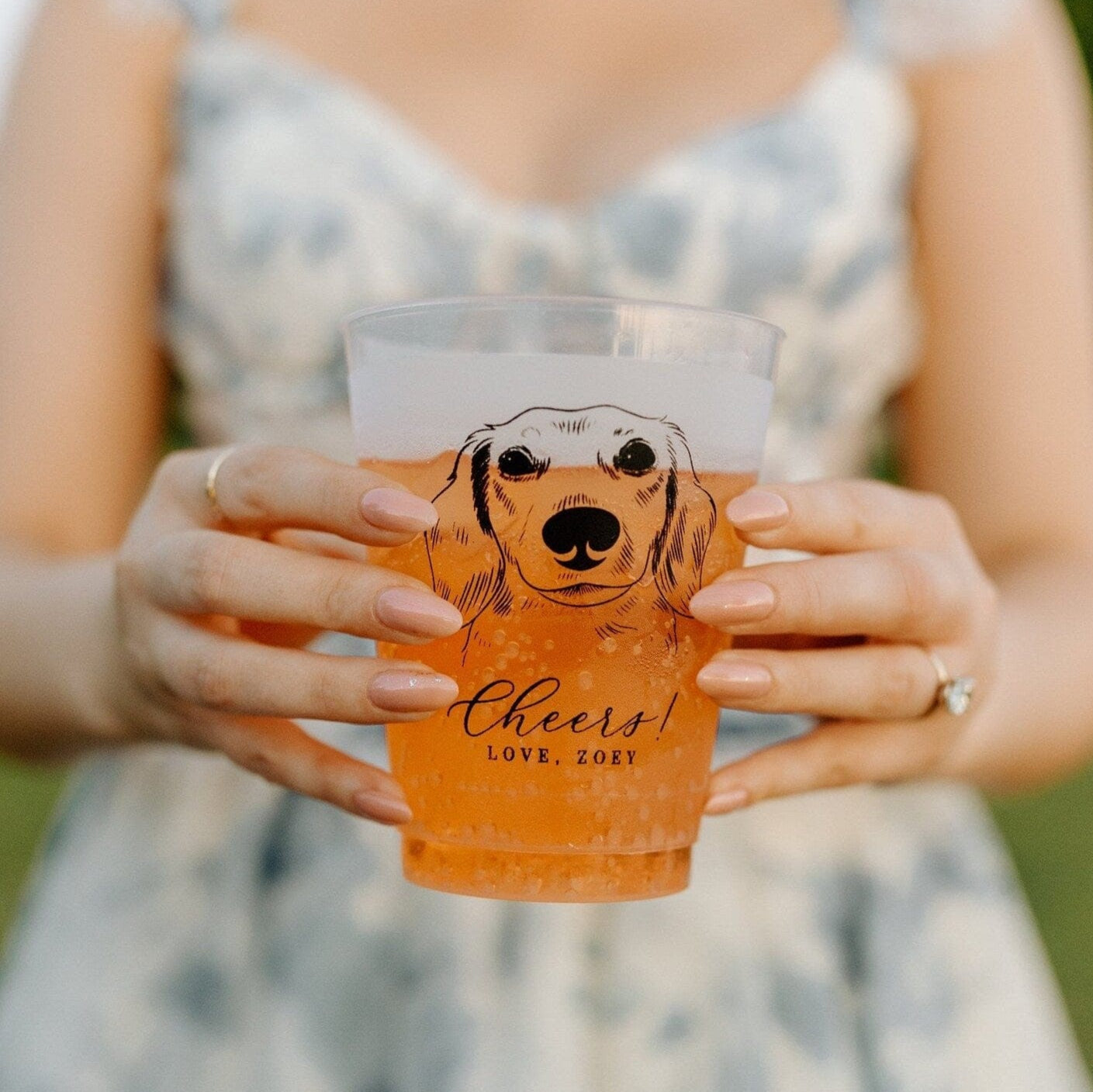 Personalized Frosted Cups with Pet Illustration - Cup - Frosted - Dog