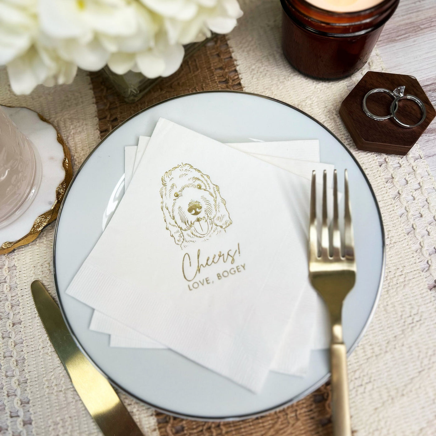 Custom Pet Napkins for Weddings