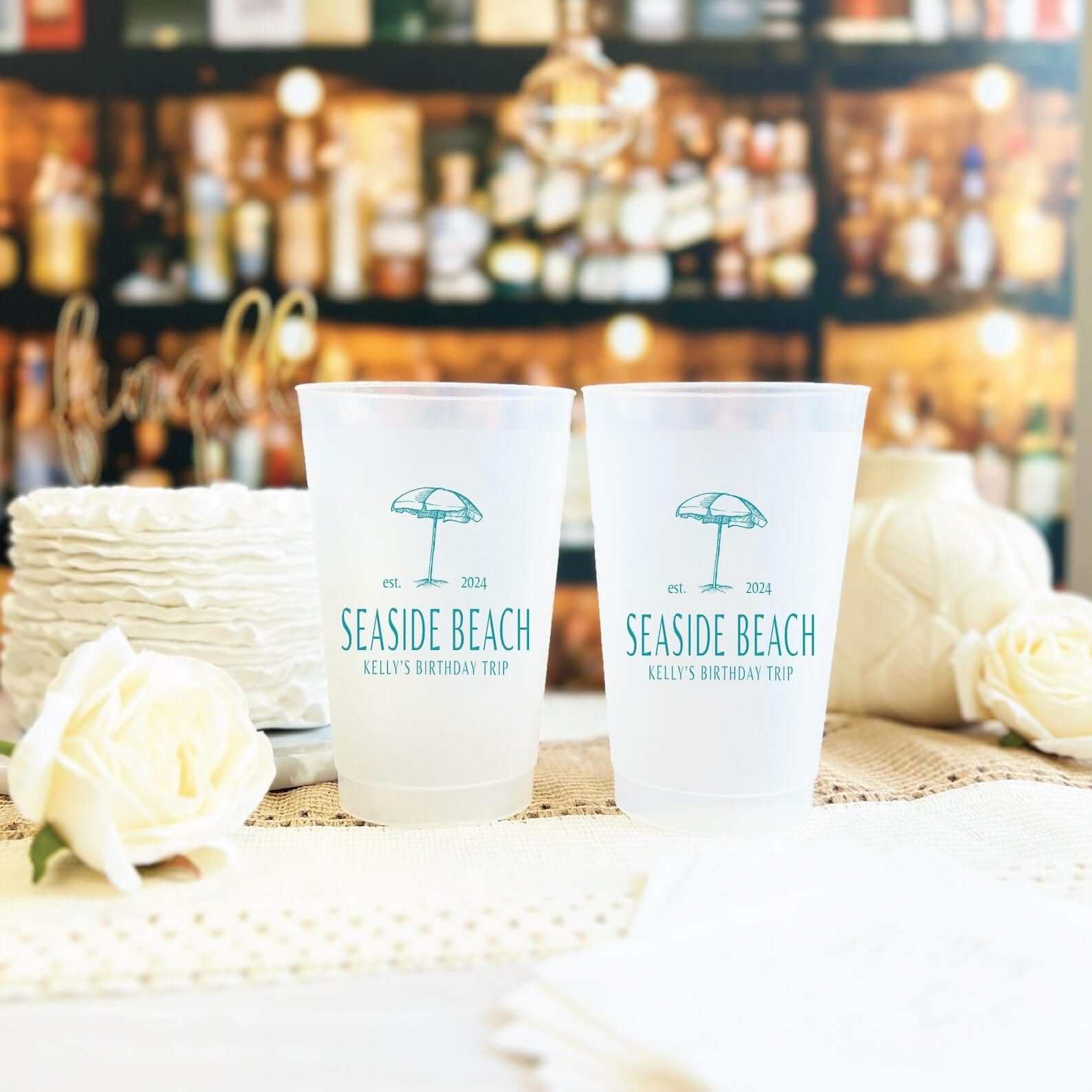 Last Splash Bachelorette Frosted Plastic Cups - Cup - Frosted