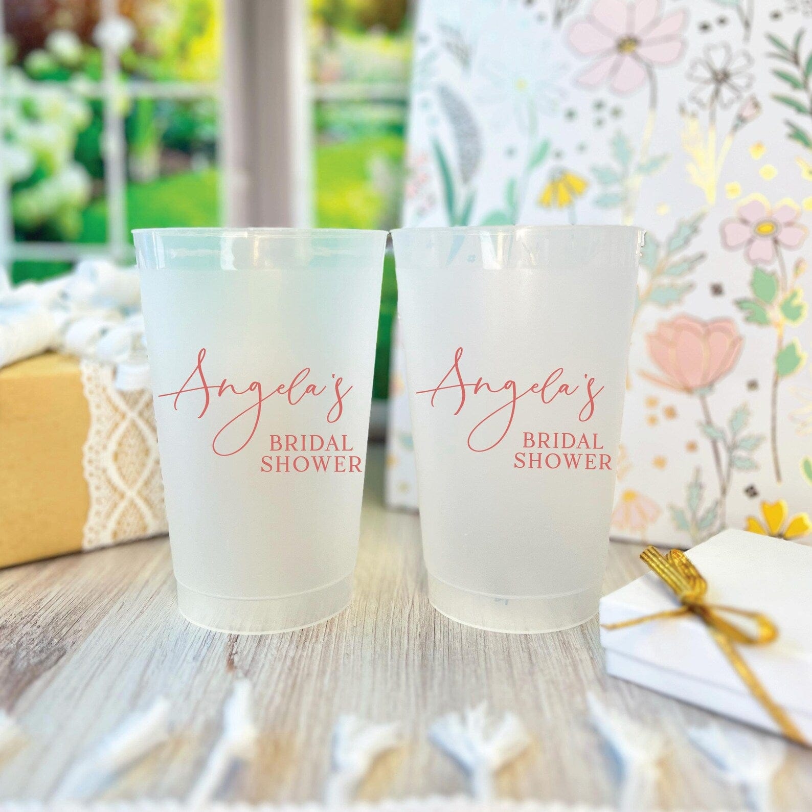 Custom Future Mrs. Cups for Bridal Showers - Cup - Frosted