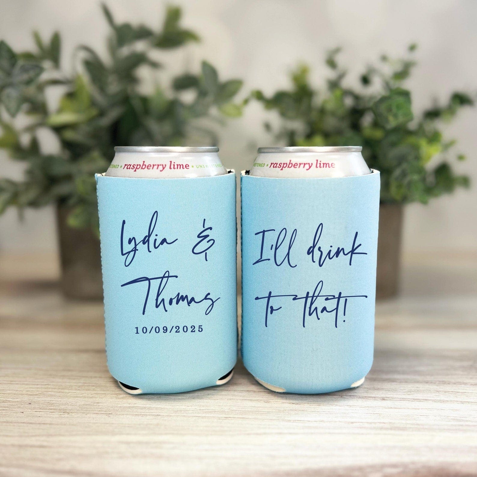 I'll Drink to That Wedding Reception Bar Can Coolers - Can Cooler
