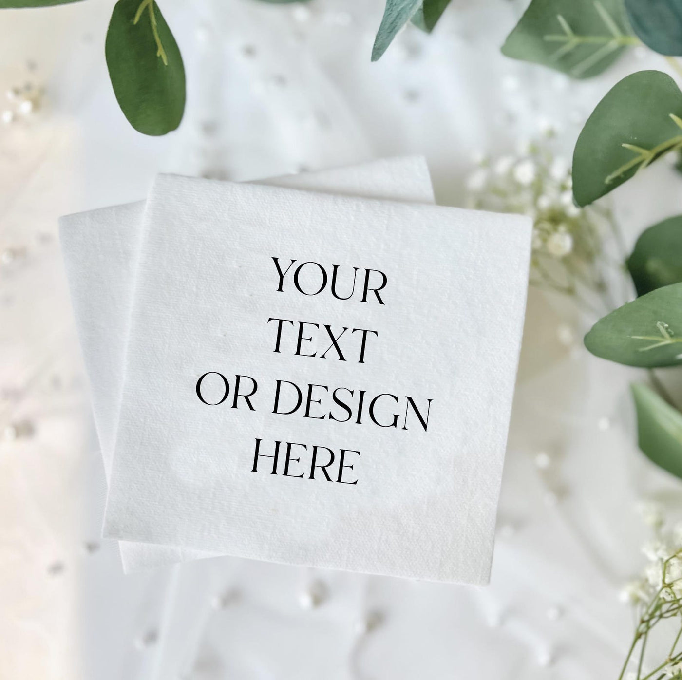 Design Your Own Wedding Premium Linun Uncoined Napkins