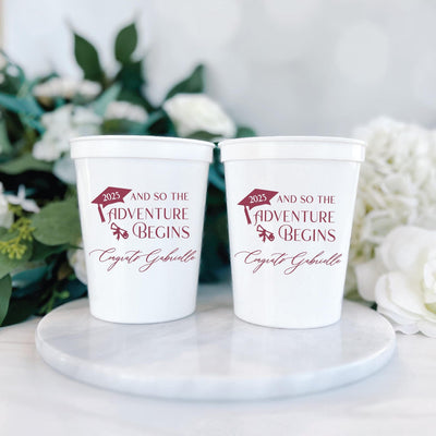 The Adventure Begins Graduation Stadium Cups - Cup - Stadium