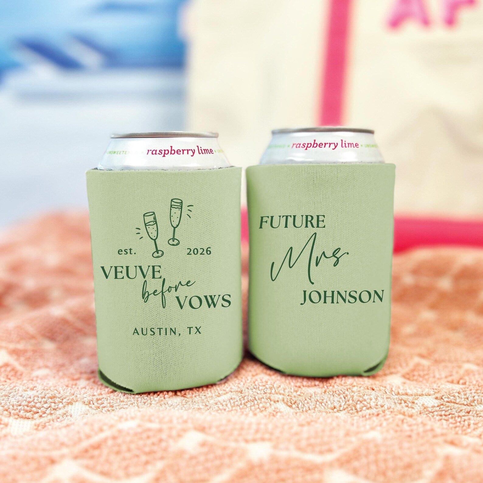 Veuve Before Vows Personalized Bachelorette Can Cooler - Can Cooler