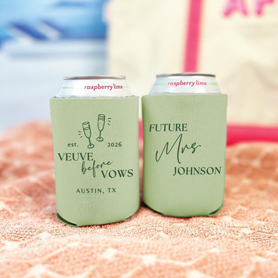 Veuve Before Vows Personalized Bachelorette Can Cooler