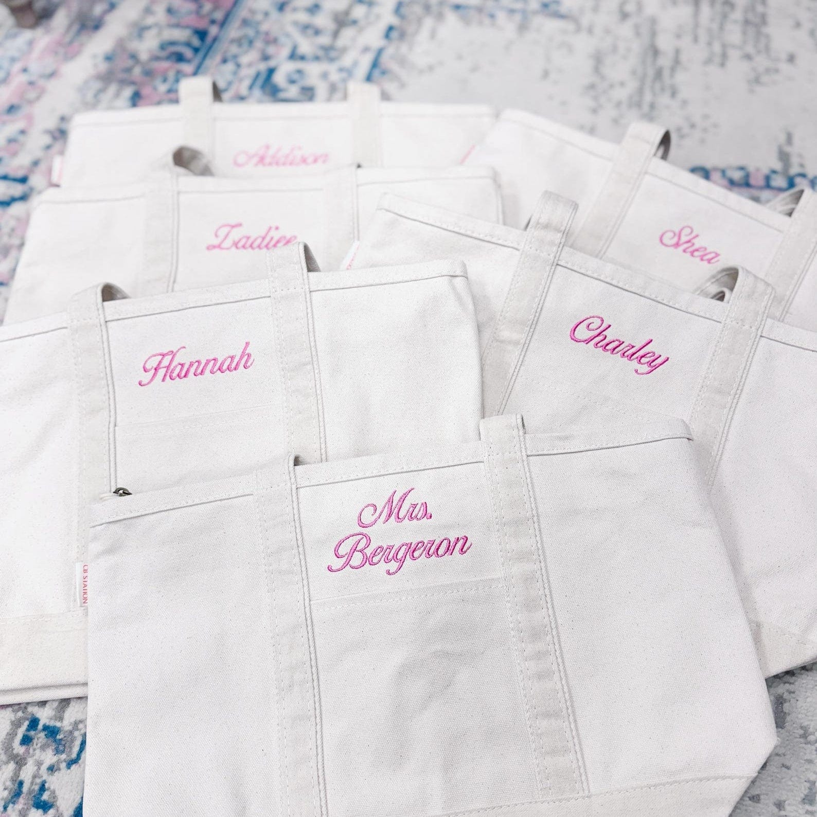 Bridesmaid Monogram Classic Tote Bag