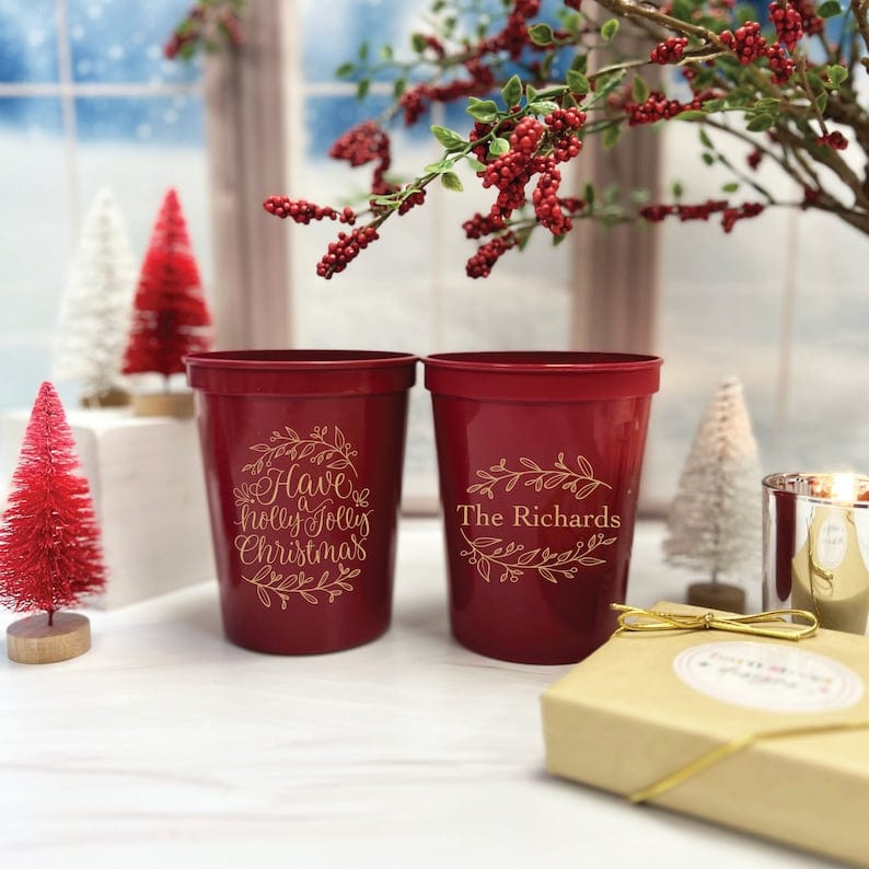 Have a Holly Jolly Christmas Stadium Cups - Cup - Stadium