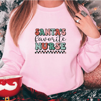 Santa's Favorite Nurse Sweatshirt