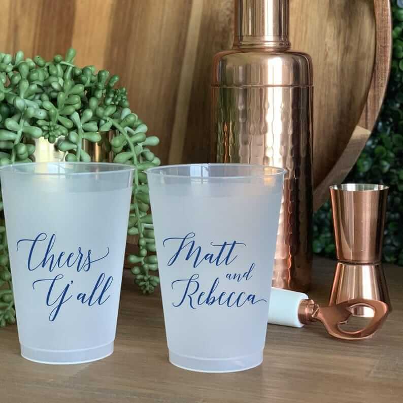 16oz Custom Frosted Shatterproof Cups