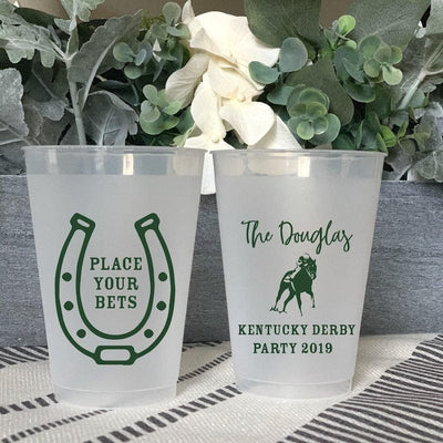 Place Your Bets Plastic Party Cups - Cup - Frosted