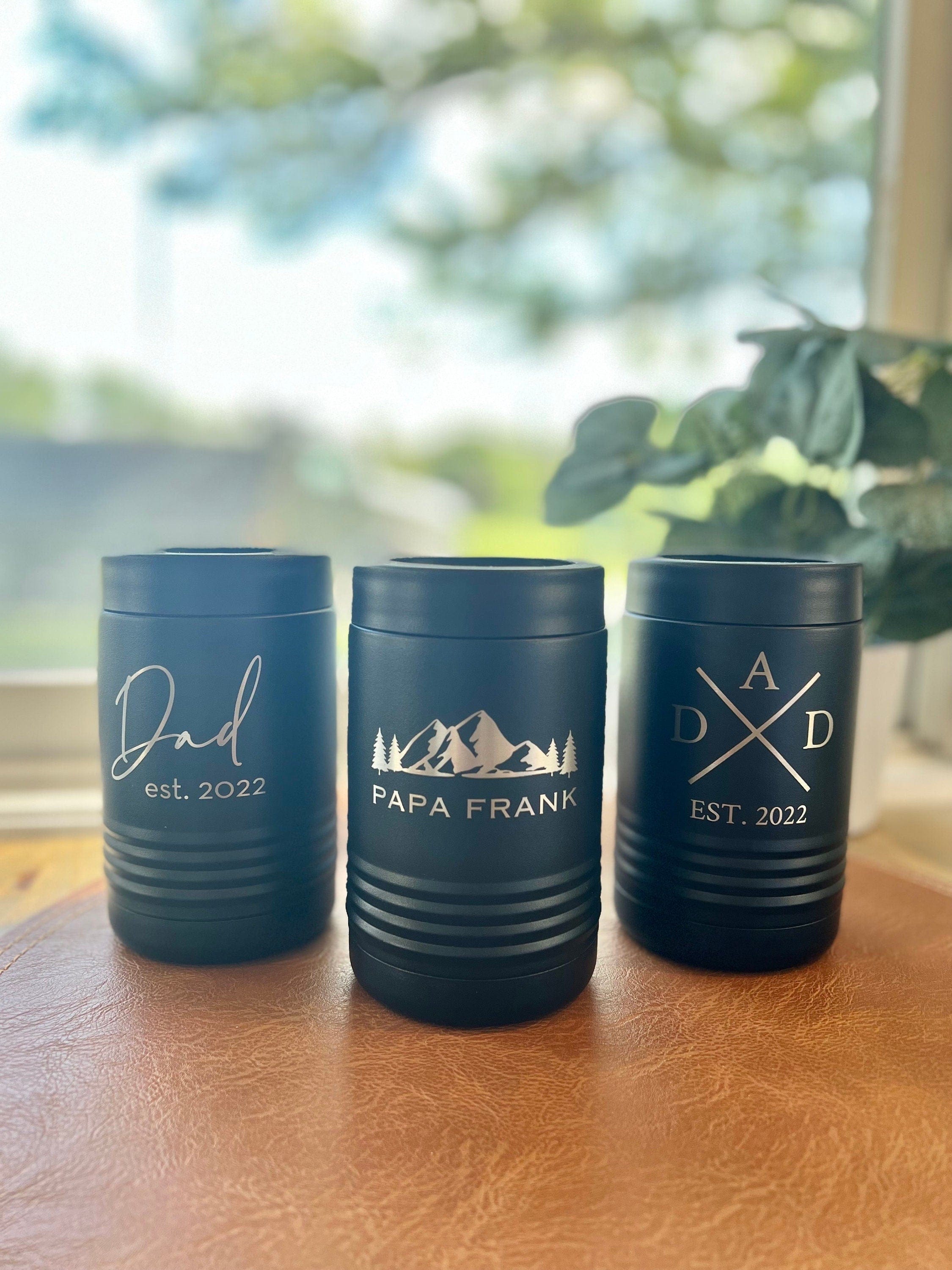 Dad Custom Metal Can Coolers
