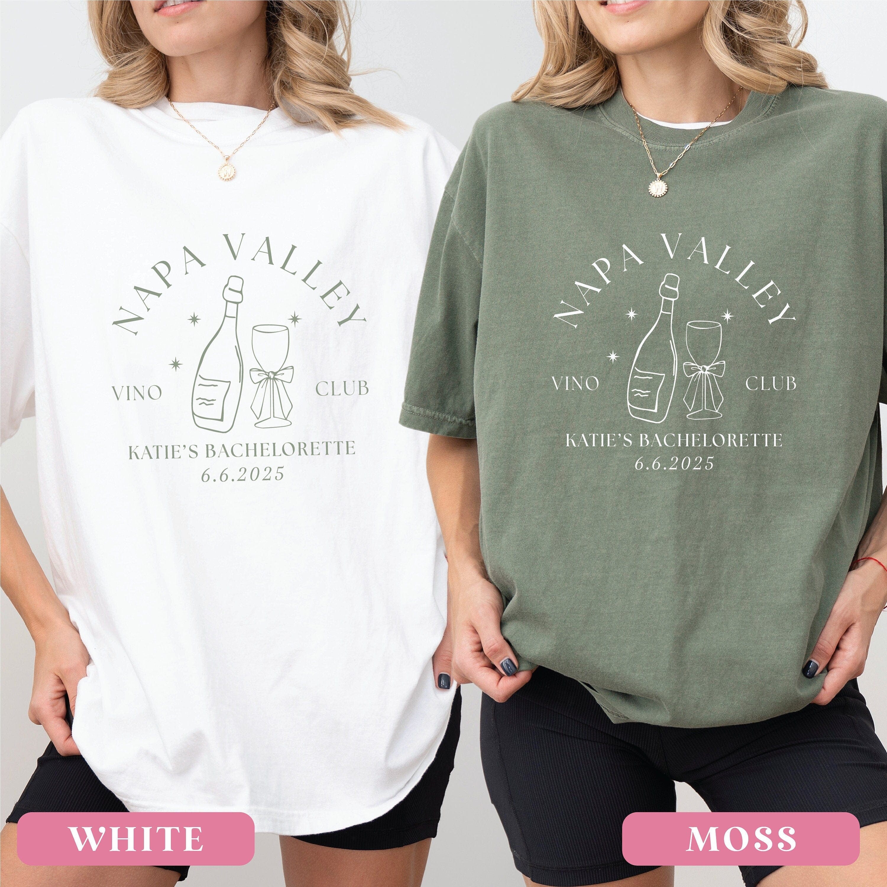 Napa Valley Bachelorette T-Shirt - T-Shirt Bachelorette DTF