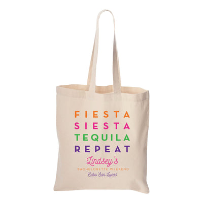 Fiesta Siesta Tequila Repeat Bachelorette T-Shirt -Bachelorette Party Shirts, Luxury Shirts, 1717 Comfort Colors, Custom Bachelorette Shirts