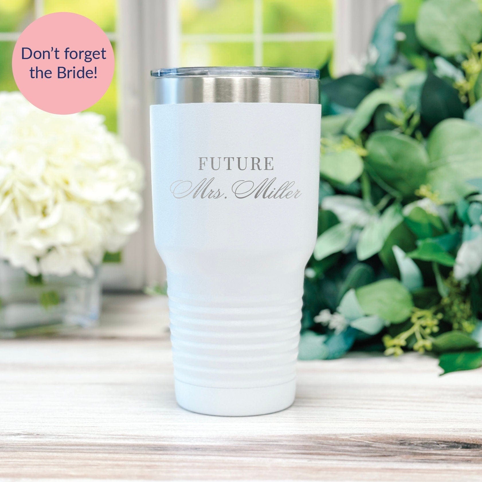 In My Bridal Era Personalized Tumbler - Laser Engraved Travel Cup