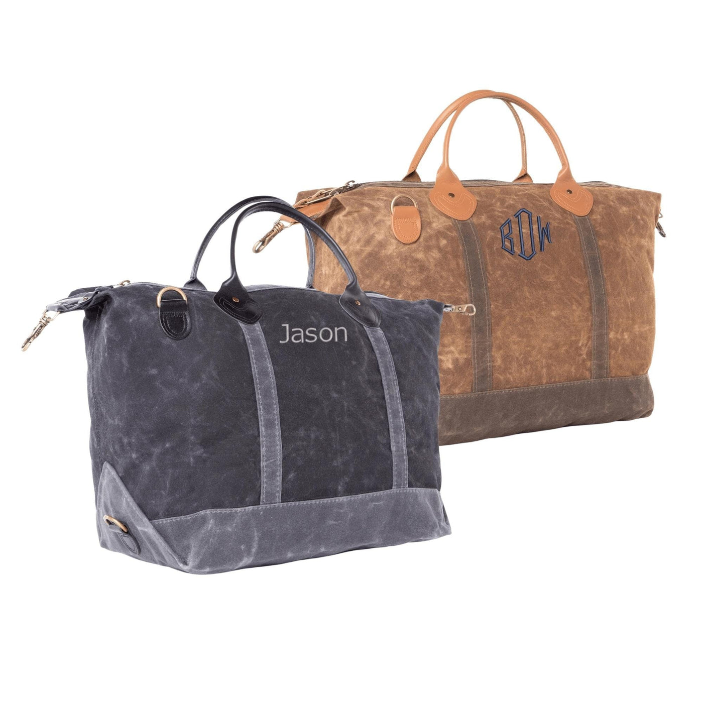 Waxed Canvas Weekender Bag