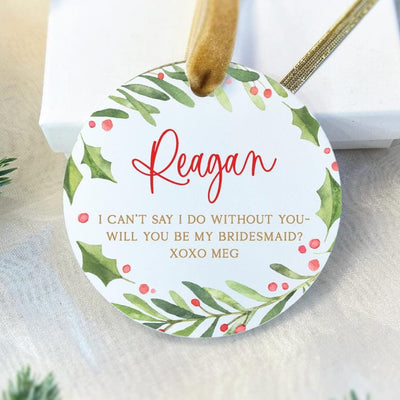 Bridesmaid Proposal Ornament