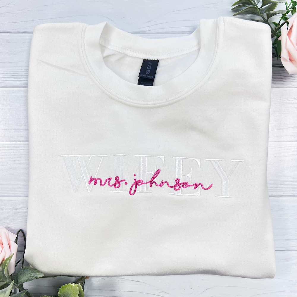 Personalized Bridal Sweatshirt