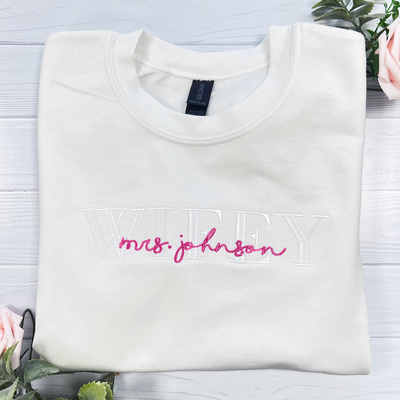 Personalized Bridal Sweatshirt