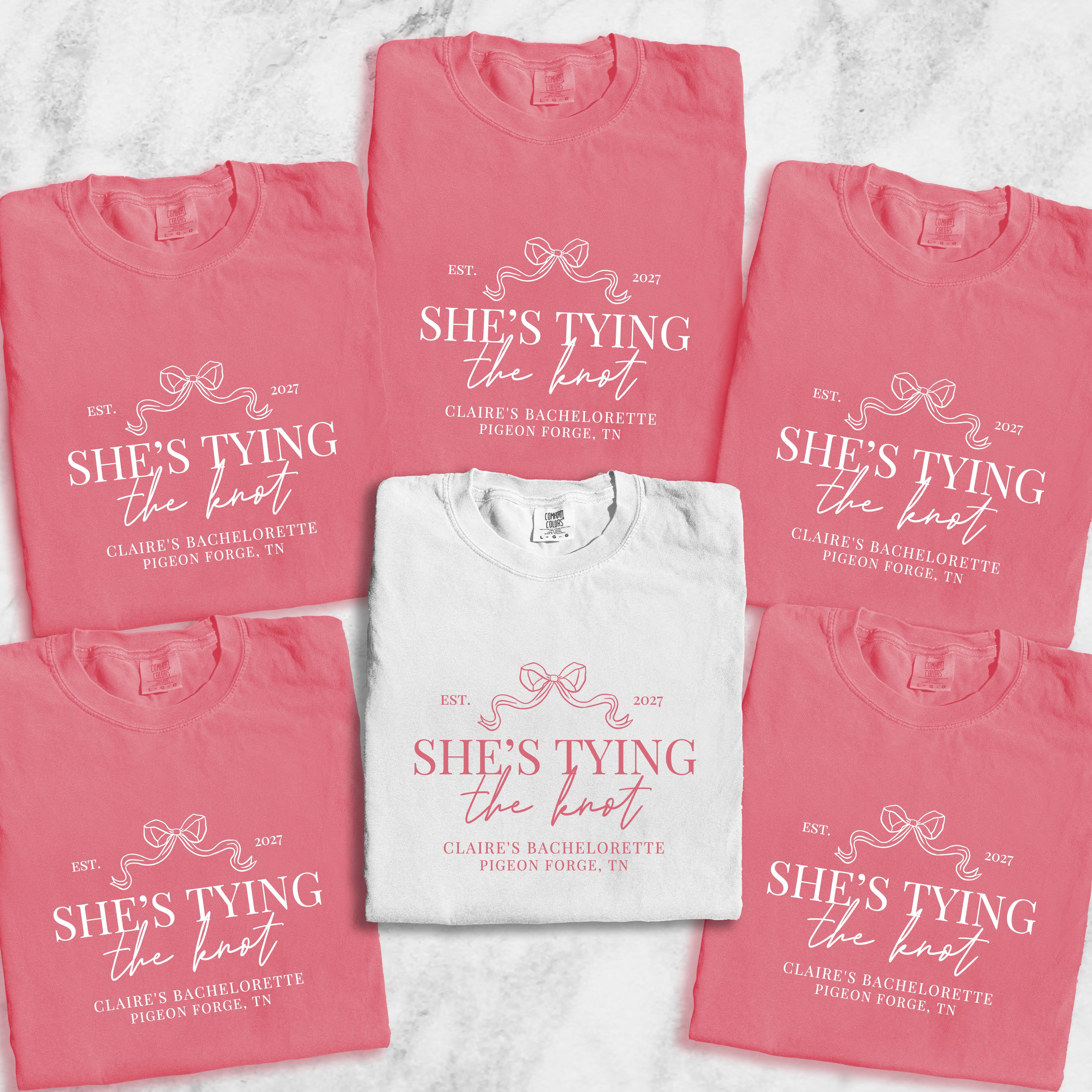 She's Tying the Knot Bachelorette T-Shirt