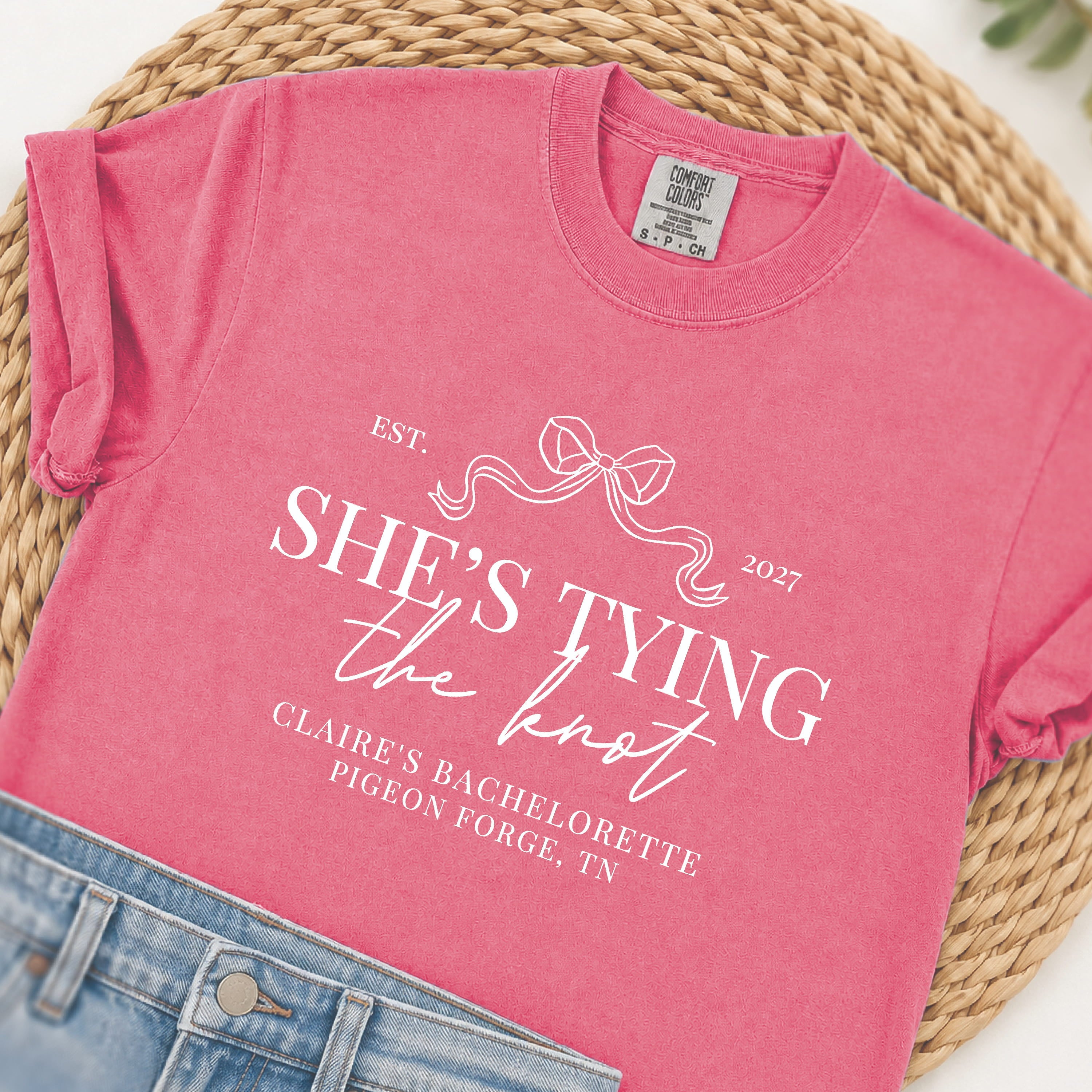 She's Tying the Knot Bachelorette T-Shirt