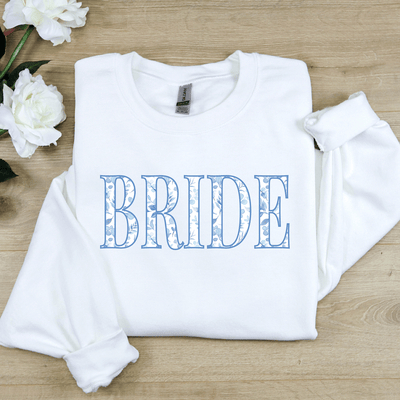 Floral Bride Crewneck