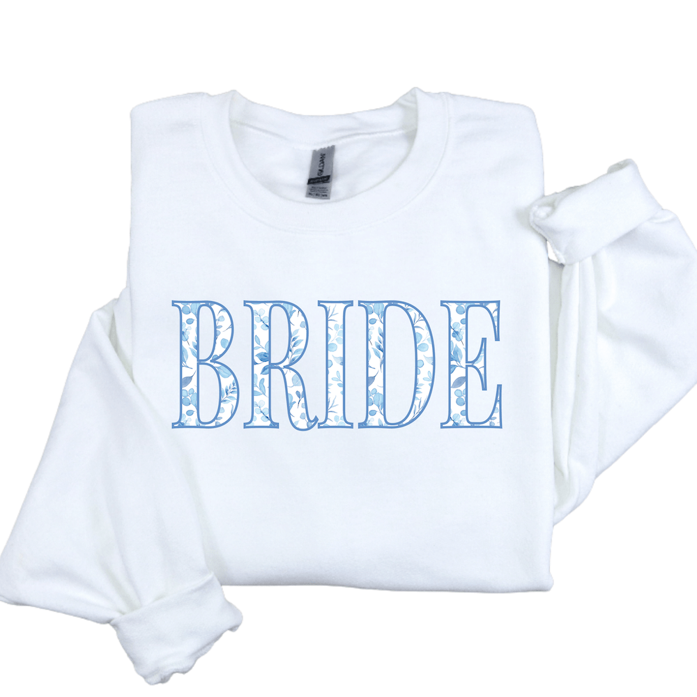 Floral Bride Crewneck - Sweatshirt - DTF