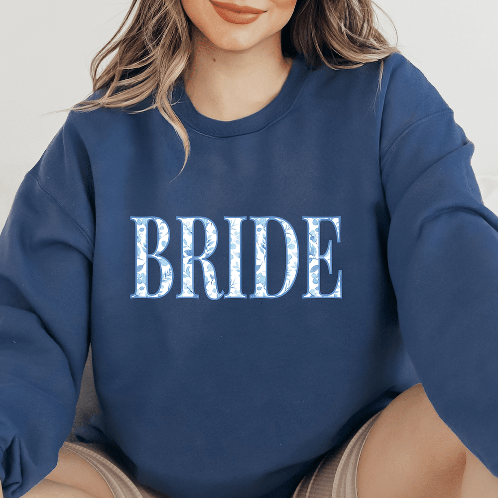 Floral Bride Crewneck - Sweatshirt - DTF
