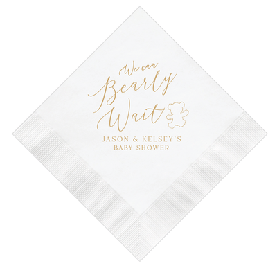 Bearly Wait Baby Shower Napkins