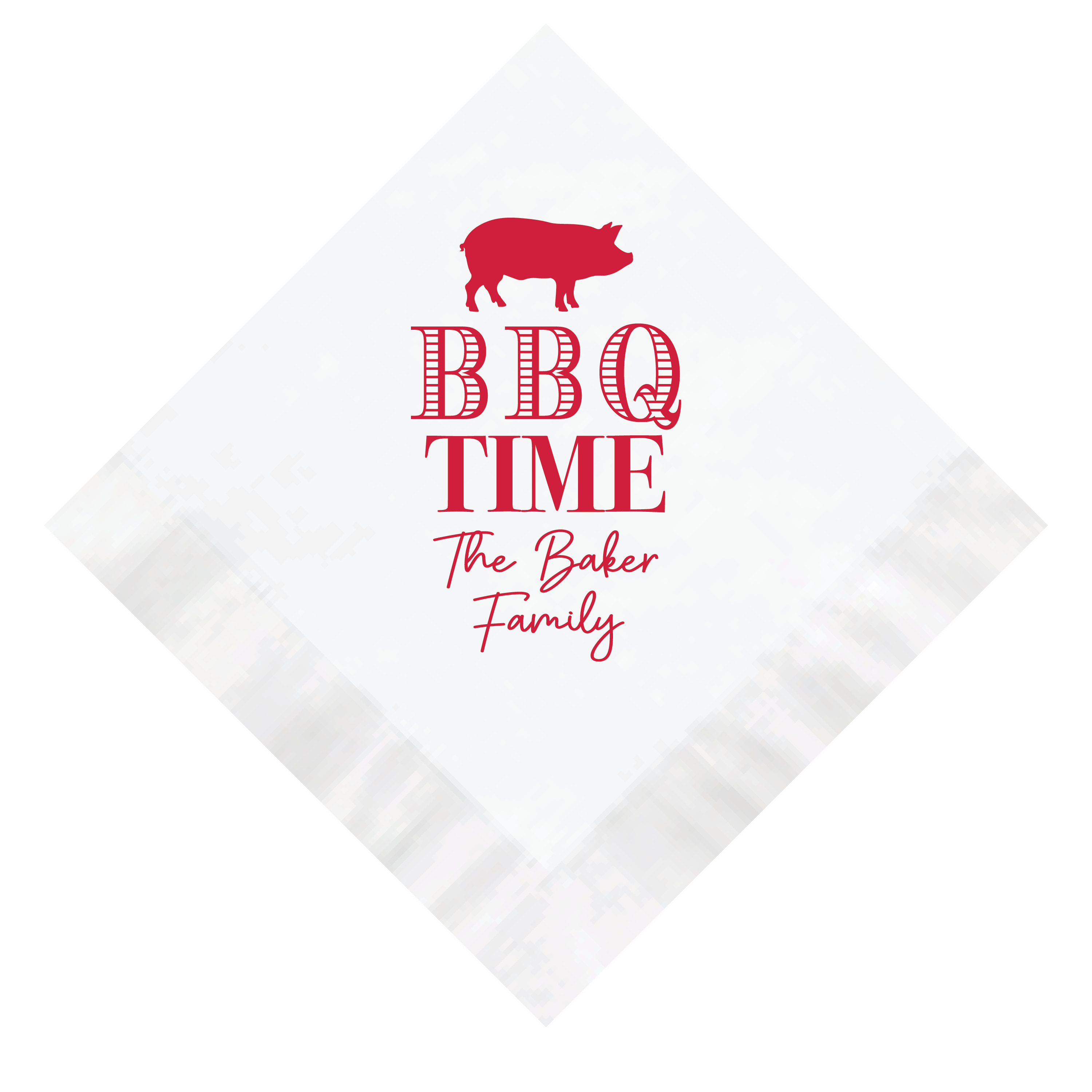 BBQ Time Backyard Cookout Napkins